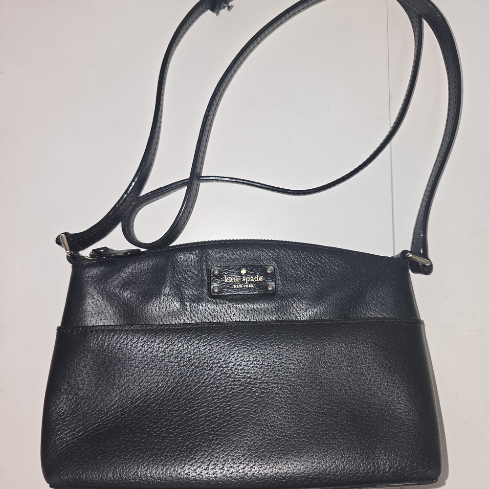 Kate Spade Black Leather Crossbody Bag